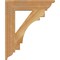Ekena Millwork Merced Traditional Rough Sawn Bracket, Western Red Cedar, 4"W x 20"D x 24"H BKT04X20X24MRC01RWR - alternate 4